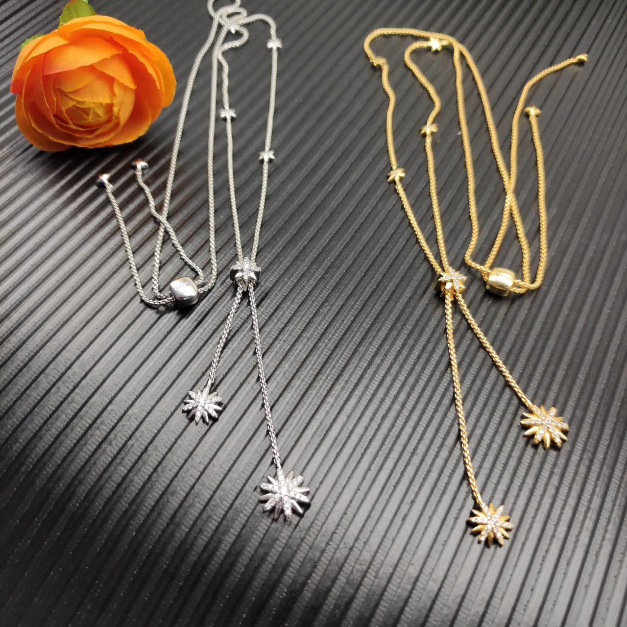 David Yurman Elegant Star Tassel Necklace